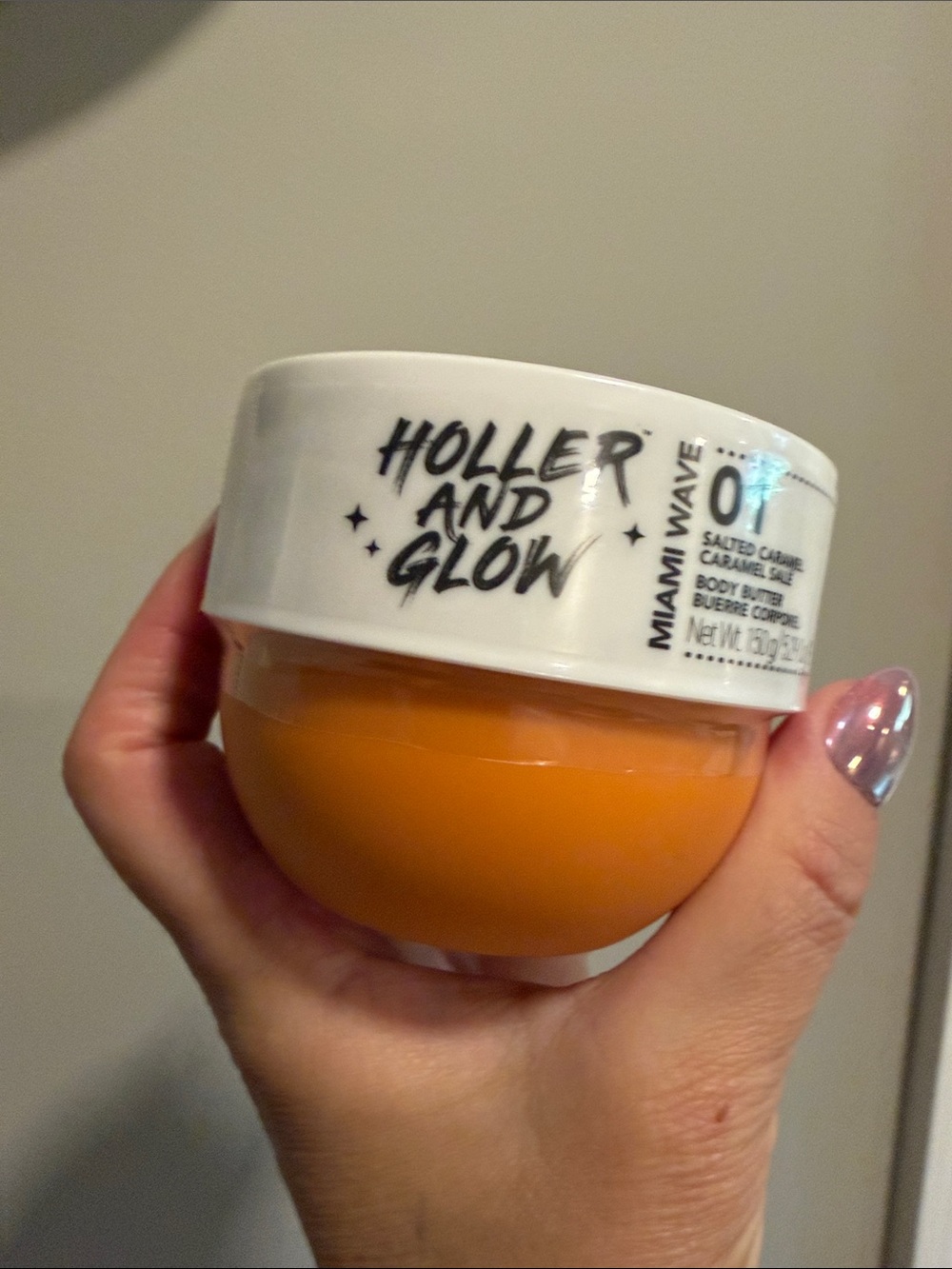 Salted Caramel ~Holler and Glow Miami Wave Body Butter - Full Size Sealed 01 LOW